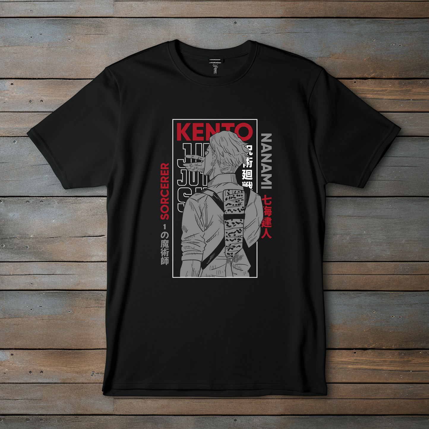 Camiseta Esencial Kento Nanami – Sorcerer del Ratio Perfecto