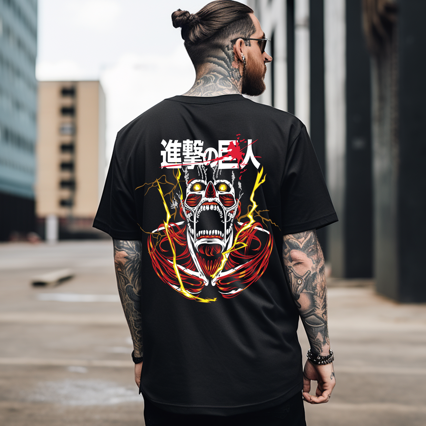 Camiseta Oversize Titán Colosal – Impactante y Poderosa
