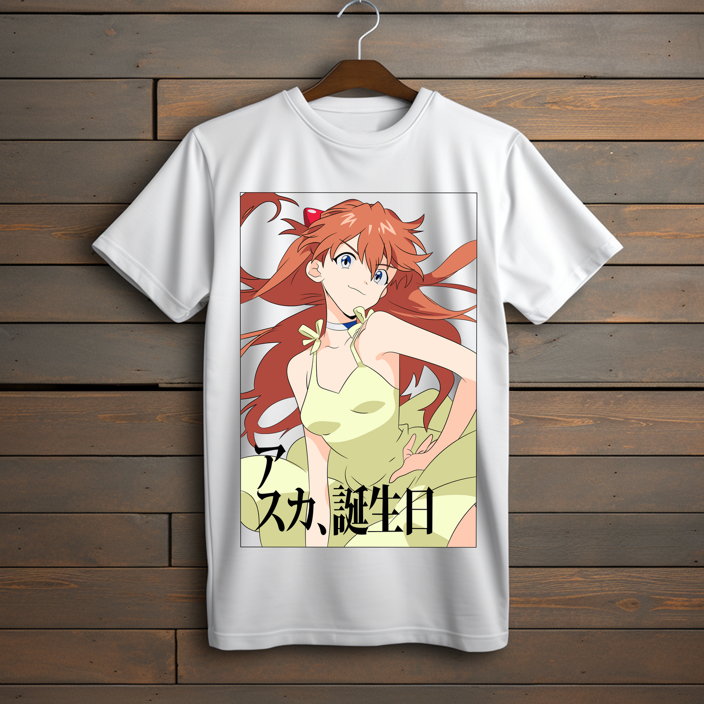 Camiseta Esencial - Asuka Langley Birthday Evangelion Collection
