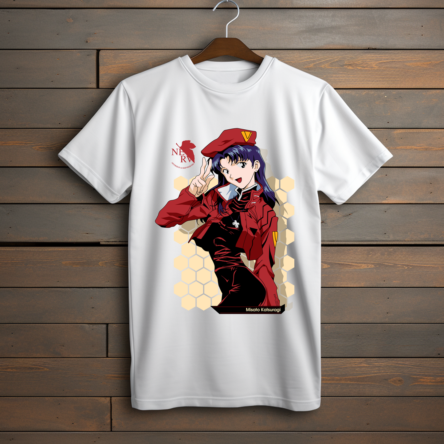 Camiseta Esencial - Misato Katsuragi Evangelion Collection