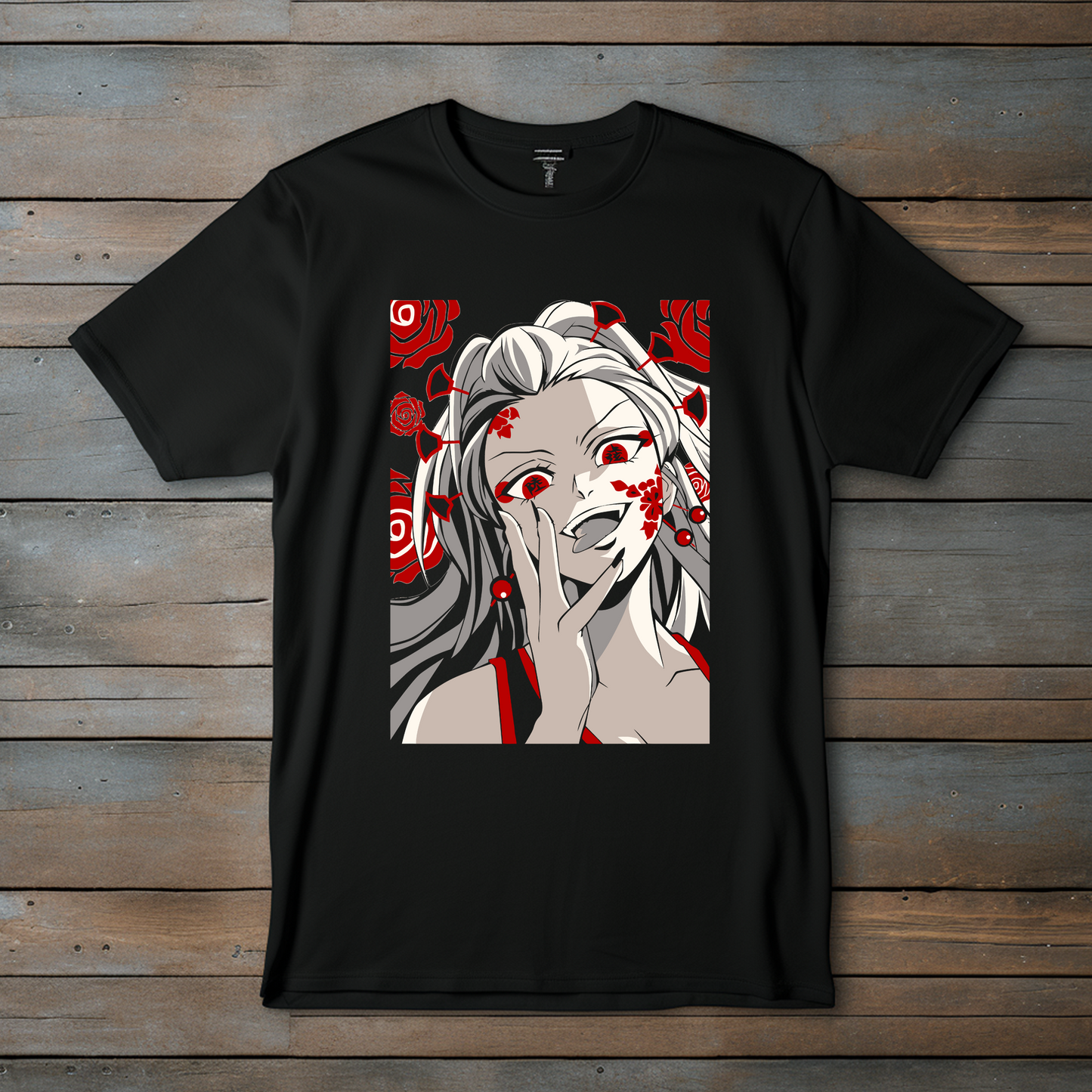 Camiseta Oversize Daki – Demon Slayer Anime Streetwear
