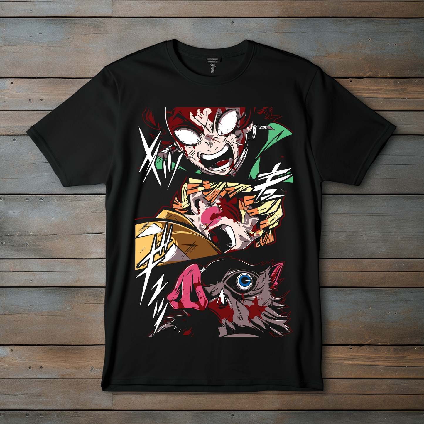 CAMISETA BASICA DEMON SLAYER