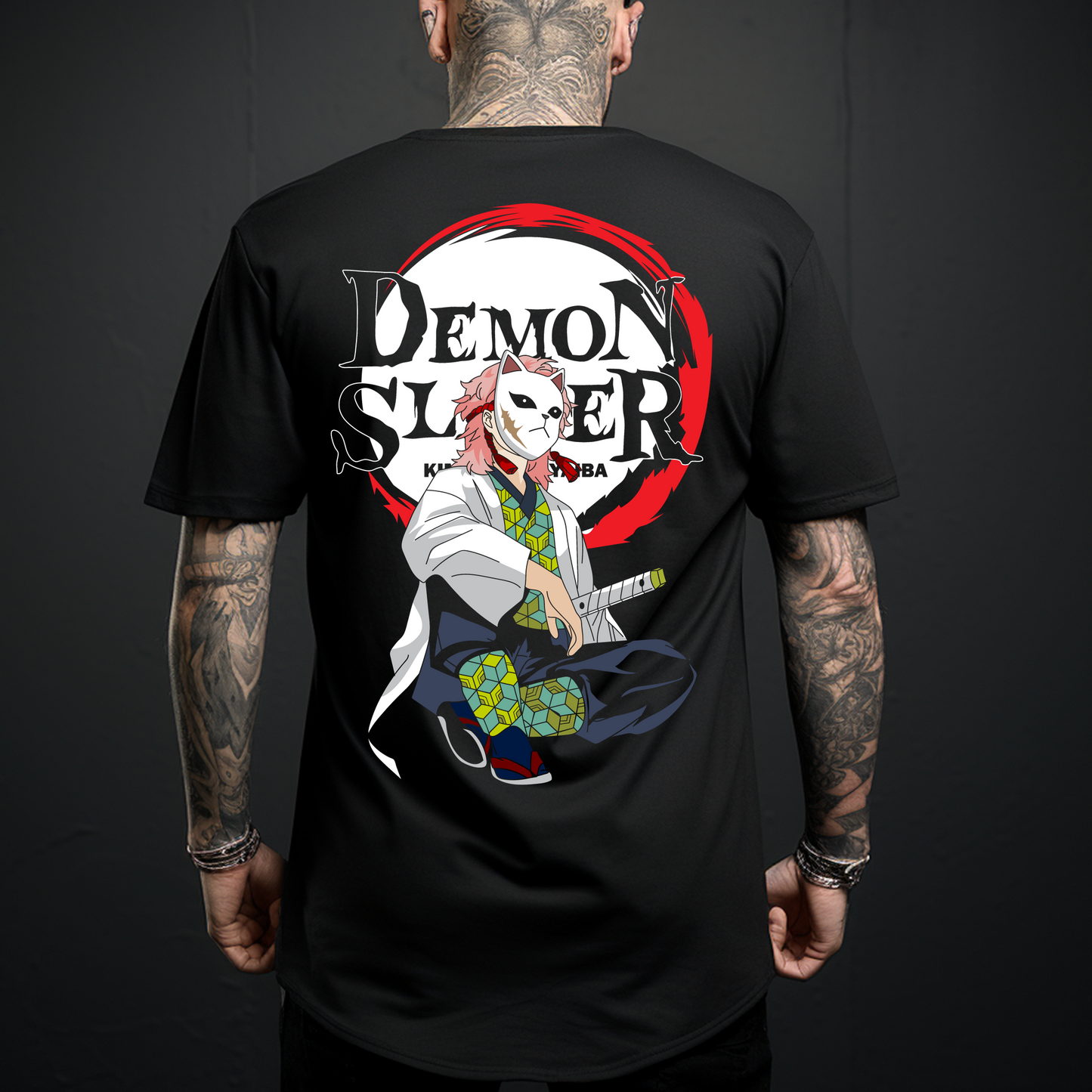 Camiseta Oversize Sabito Kimetsu no Yaiba Anime Streetwear