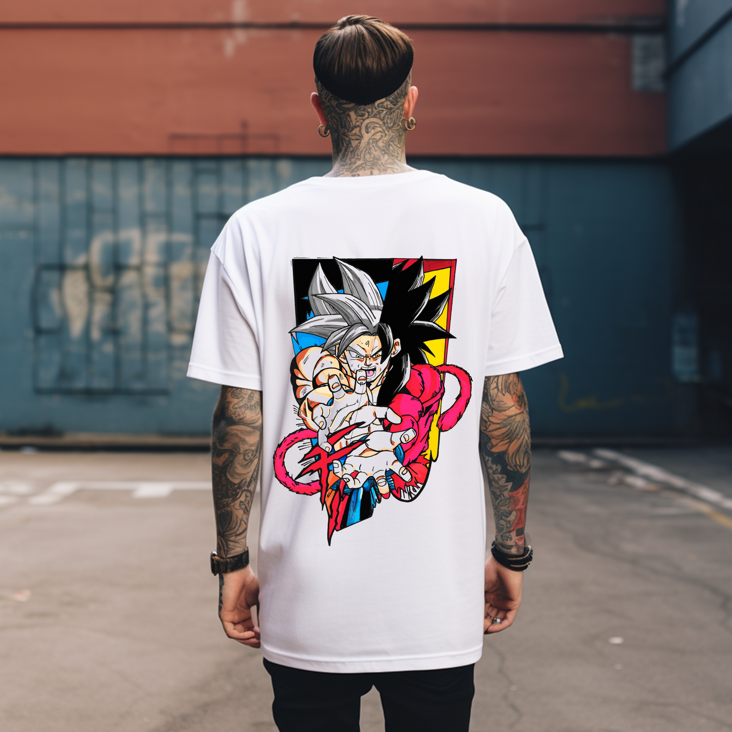 Camiseta Oversize "Transformación Épica" - Goku x Broly