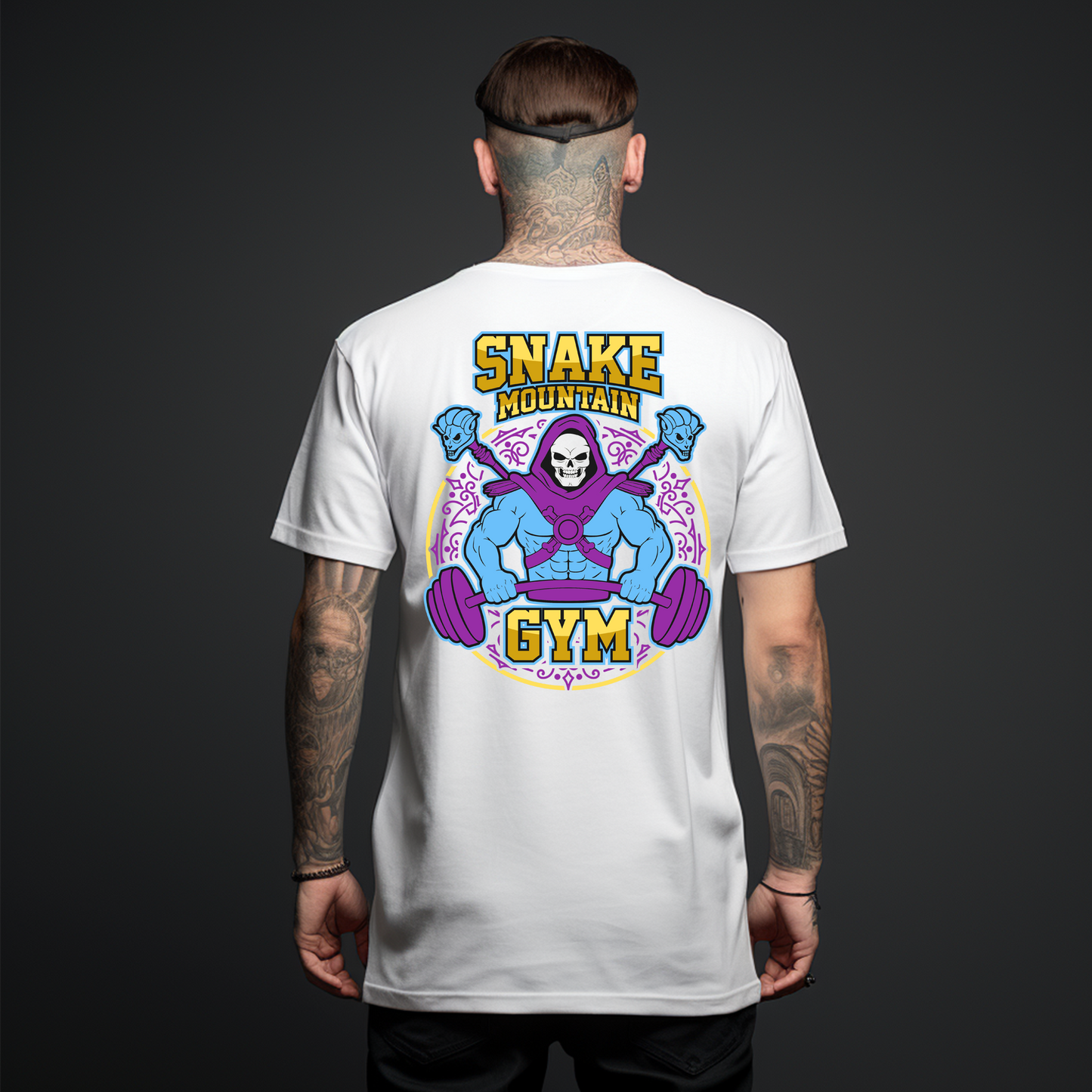 Camiseta OVERSIZE "Snake Mountain Gym" – Poder y Oscuridad en Cada Movimiento