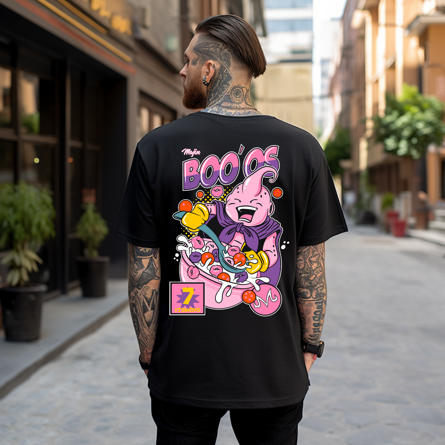 Camiseta Oversize Majin Boo