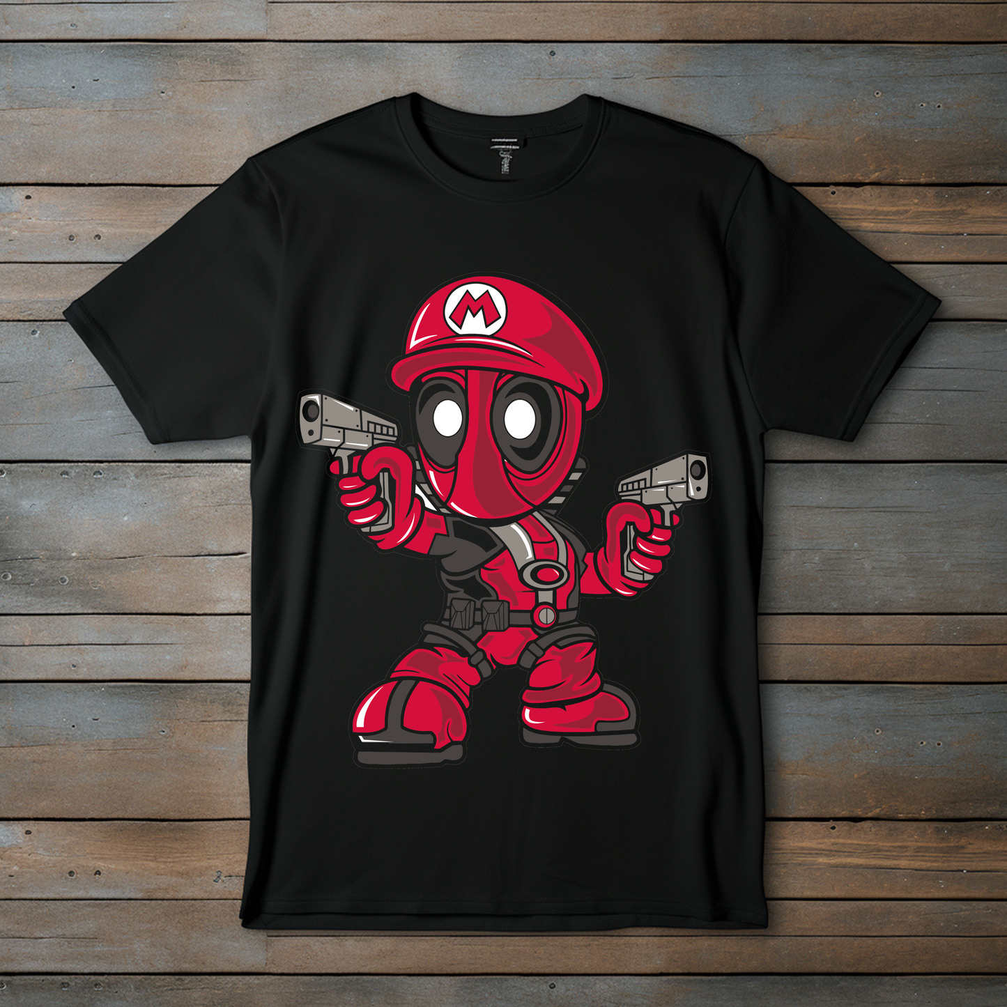 Camiseta Esencial - Mario Deadpool