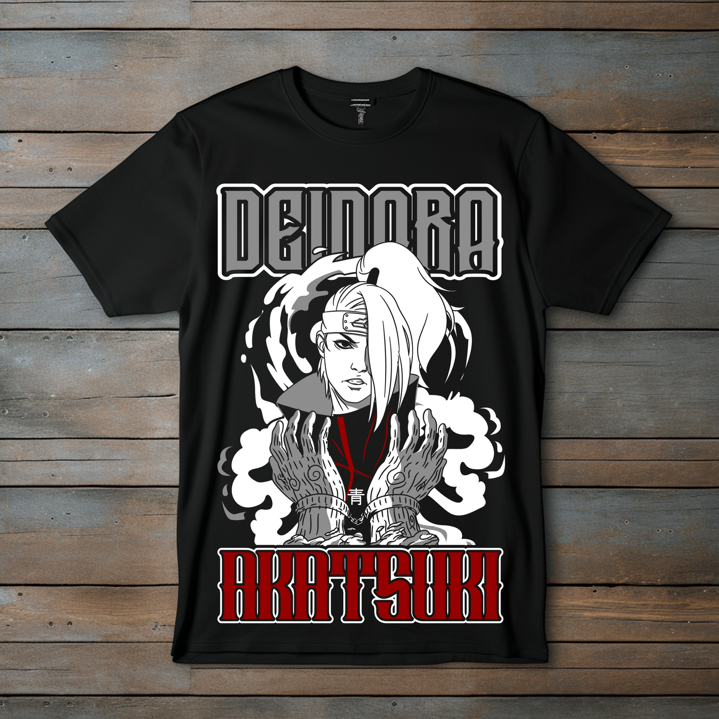 Camiseta "Deidara Akatsuki" – Arte Explosivo y Rebellion