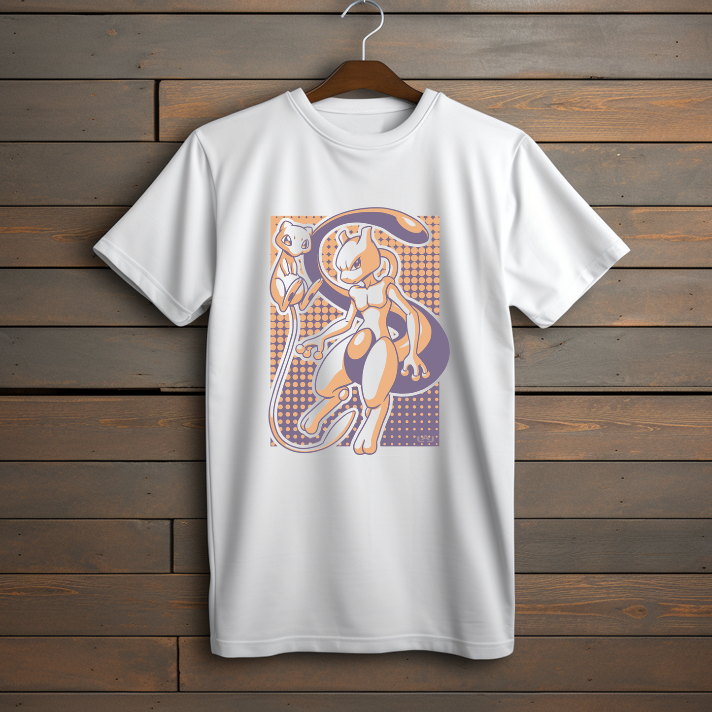 Camiseta Esencial - Mewtwo Mew Psywave
