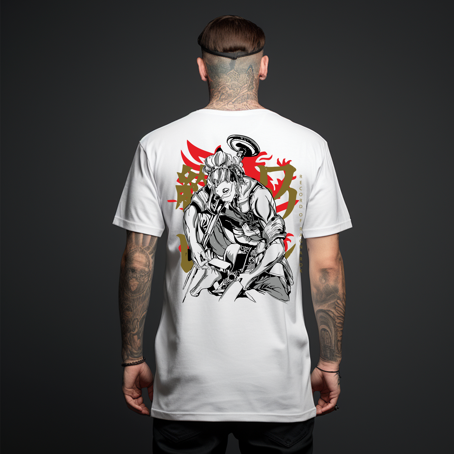 Camiseta Oversize Guerrero Divino Record of Ragnarok