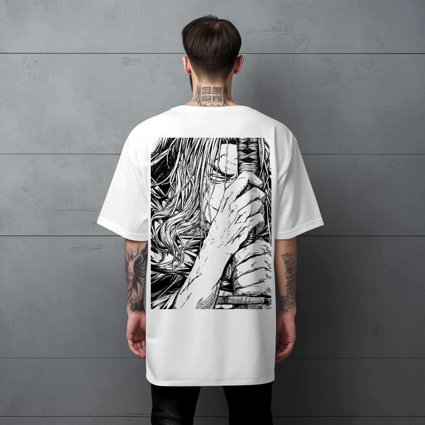 Camiseta Oversize "Samurai Legend – Anime Edition