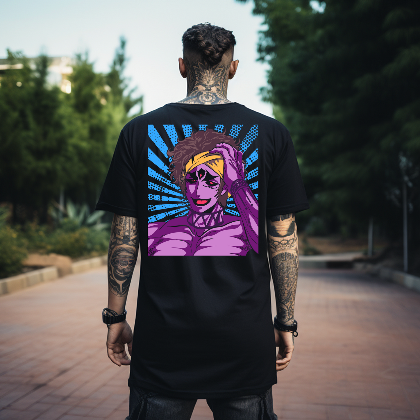 Camiseta Oversize JoJo's Bizarre Adventure Dio Brando