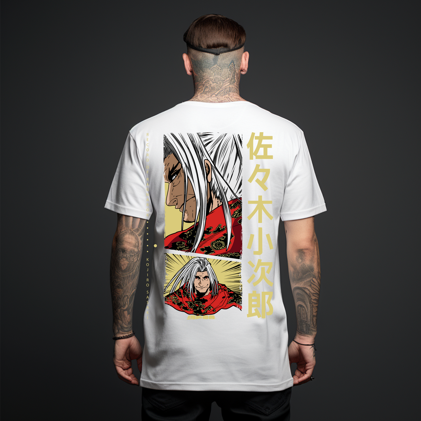 Camiseta Oversize Kojiro Sasaki – Shuumatsu no Valkyrie Record of Ragnarok