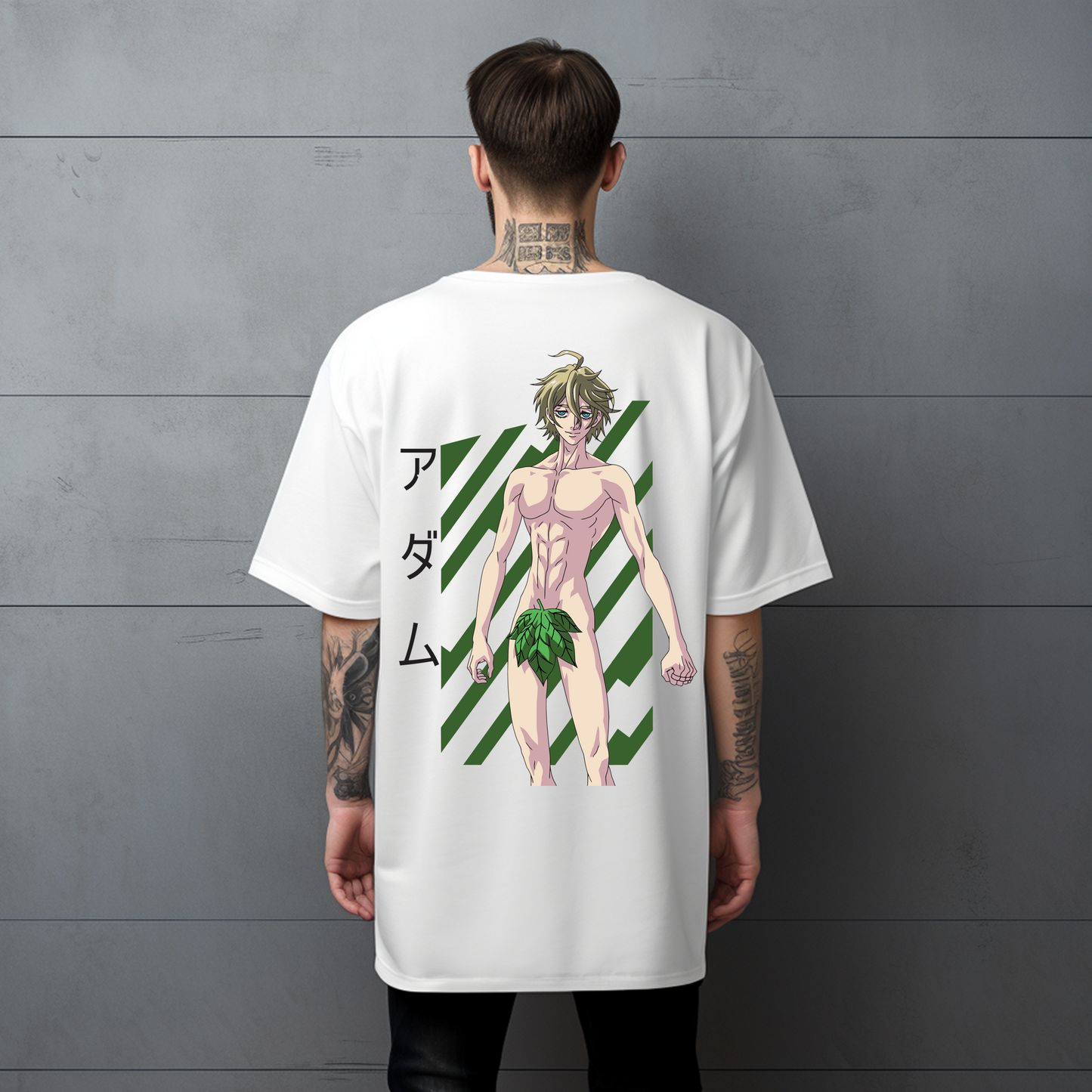 Camiseta Oversize Adán Shuumatsu no Valkyrie Record of Ragnarok
