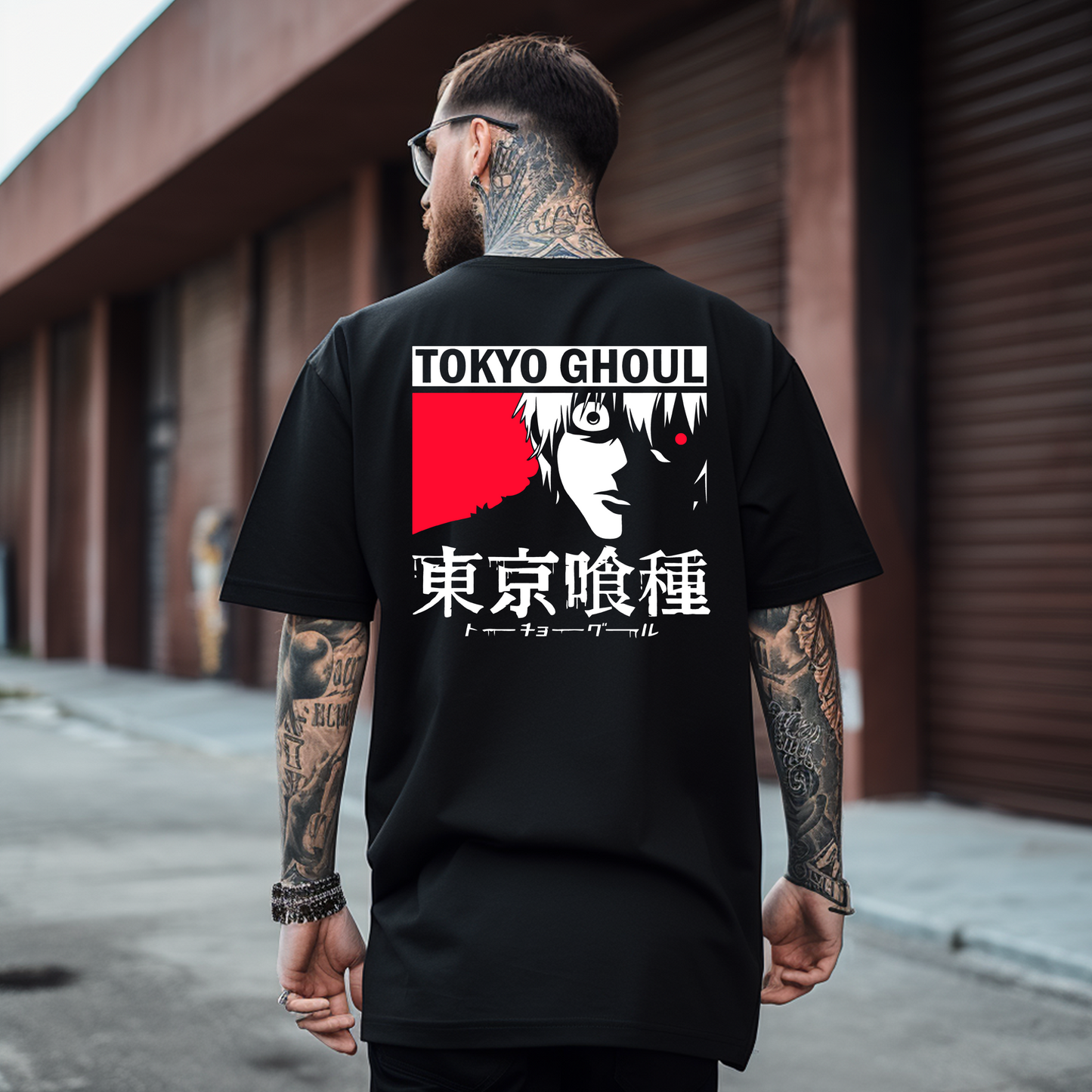 Camiseta Oversize Tokyo Ghoul – Kaneki Street