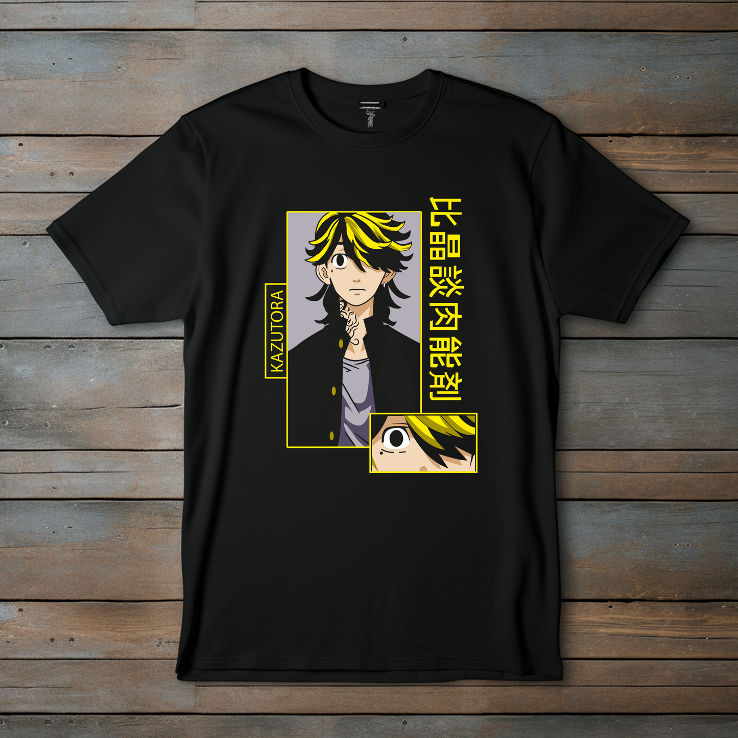 Camiseta Esencial Tokyo Revengers – Kazutora: La Dualidad del Espíritu