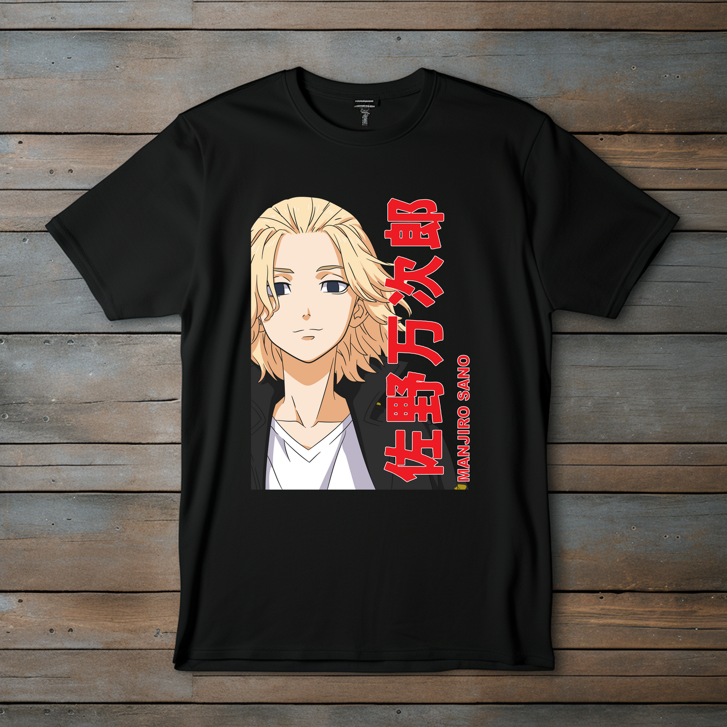 Camiseta Esencial Manjiro Sano – Liderazgo de Tokyo Revengers