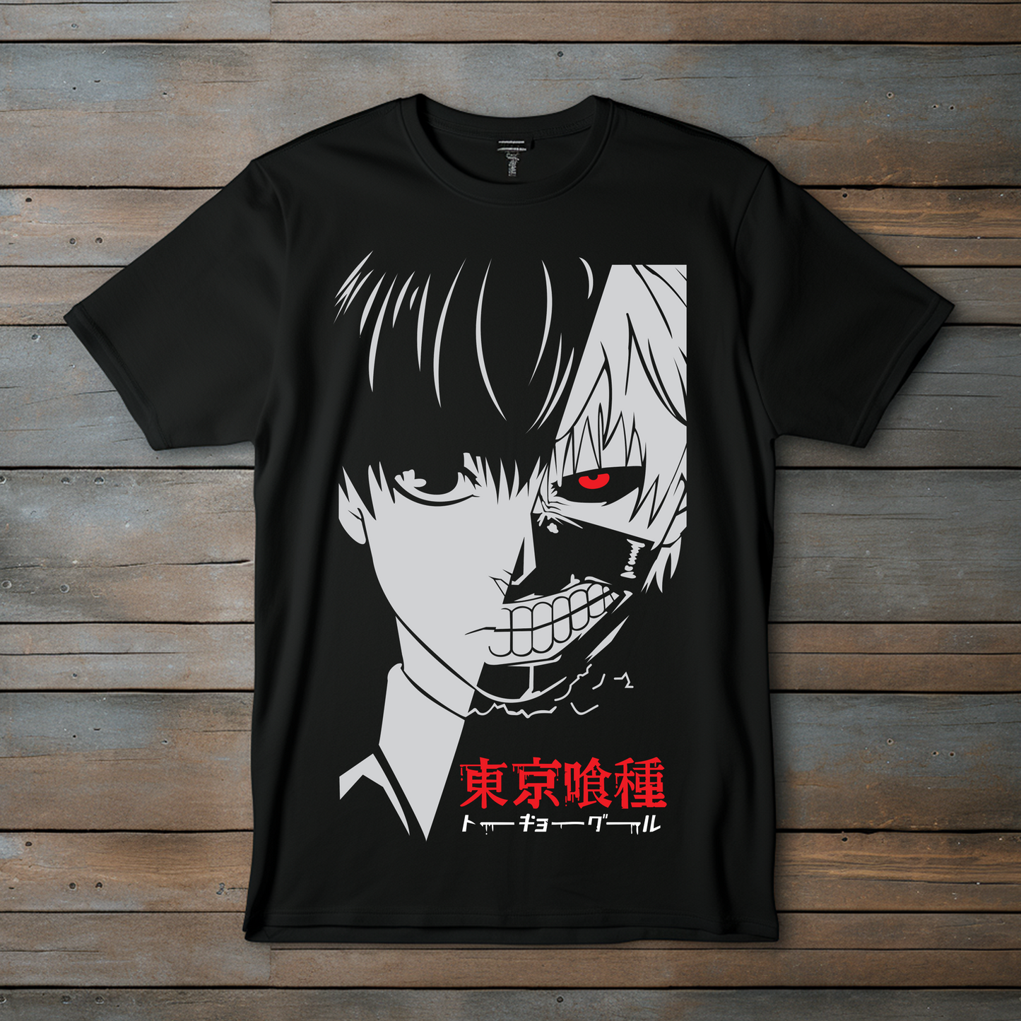Camiseta Esencial Mirada Ghoul Tokyo Ghoul - Moda Anime Streetwear Edición Limitada