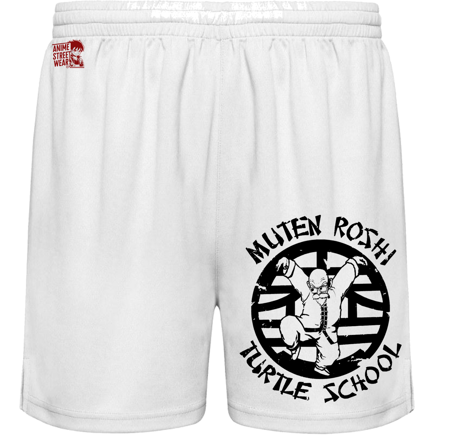 Bañador Blanco Muten Roshi Turtle School - Dragon Ball Estilo Kame Dojo Ropa Anime Streetwear