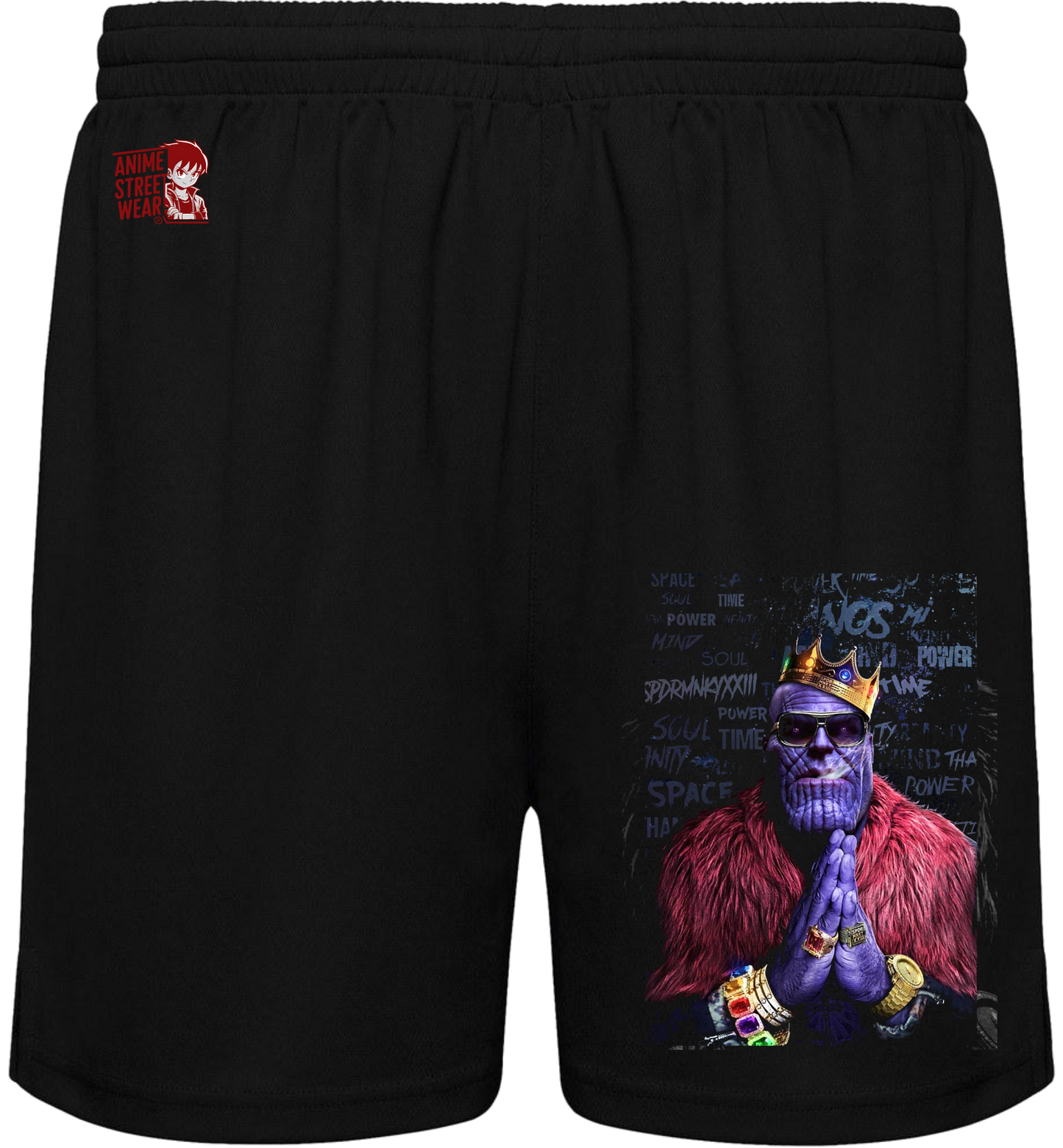 Bañador Negro Thanos King Style - Villano Supremo | Swimwear Anime Streetwear