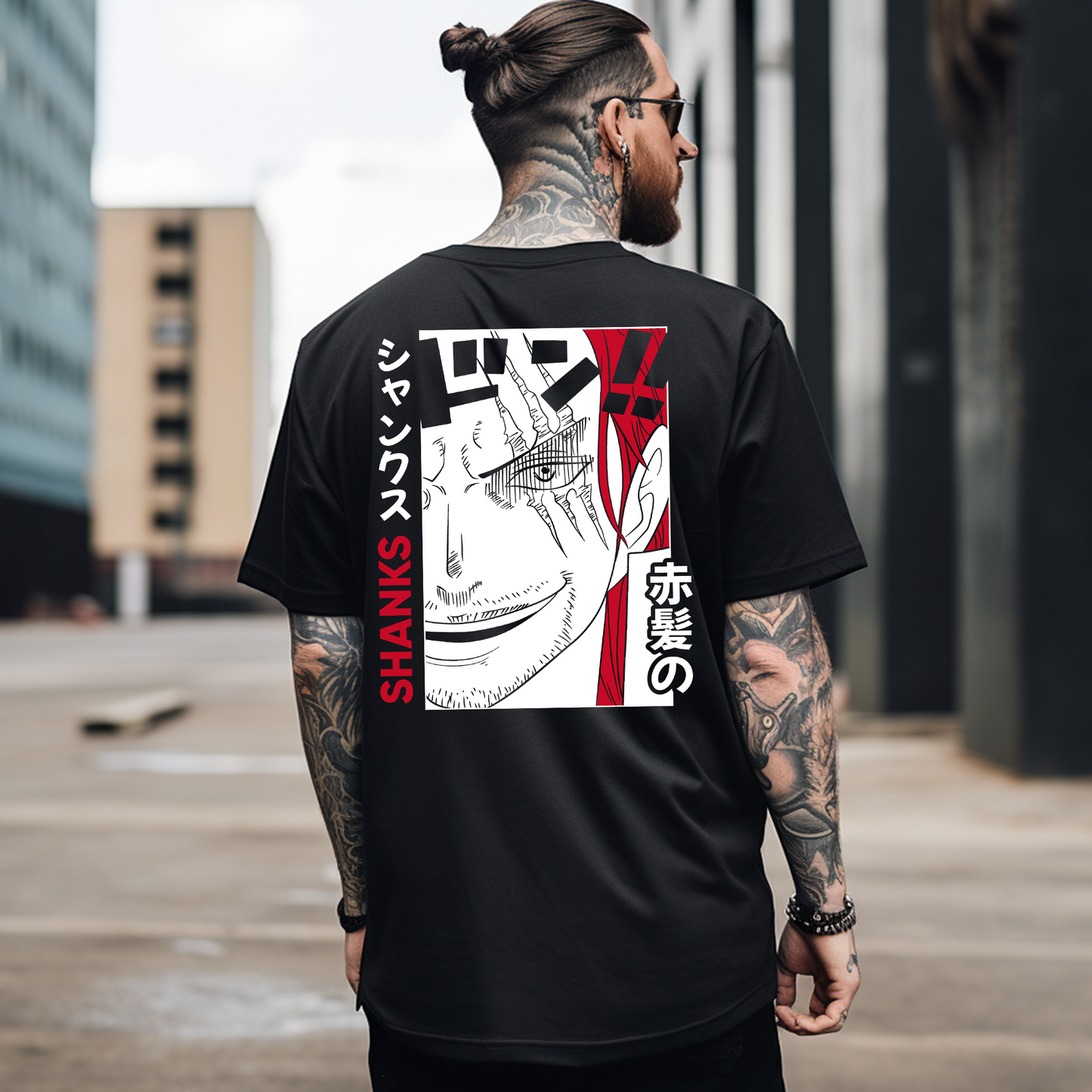 Camiseta Oversize Anime One Piece – Zoro Cazador de Piratas