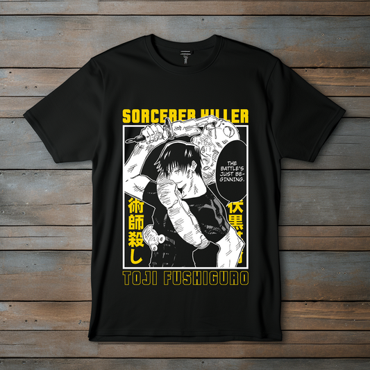 Camiseta Esencial Toji Fushiguro – Sorcerer Killer