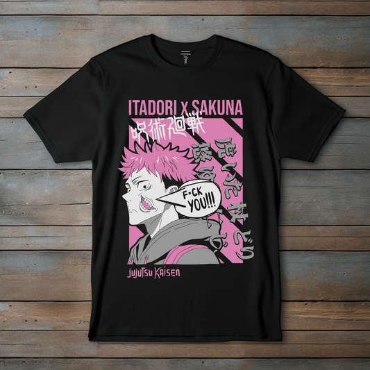 Camiseta Itadori x Sukuna – Jujutsu Kaisen Diseño Exclusivo