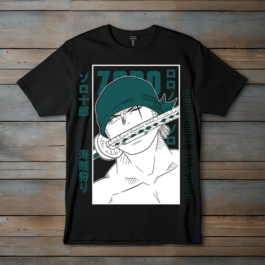 Camiseta "Roronoa Zoro - Pirate Hunter"