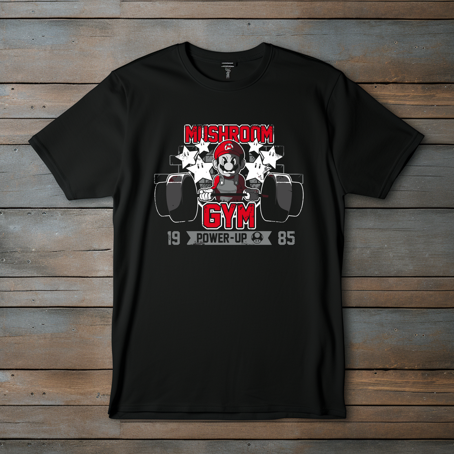 CAMISETA ANIME MARIO BROS SUPER GYM