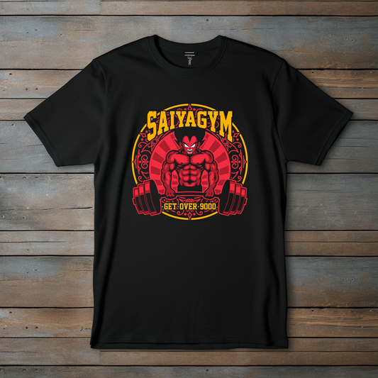 CAMISETA DE ANIME - DISEÑO EXCLUSIVO "SAIYAGYM"