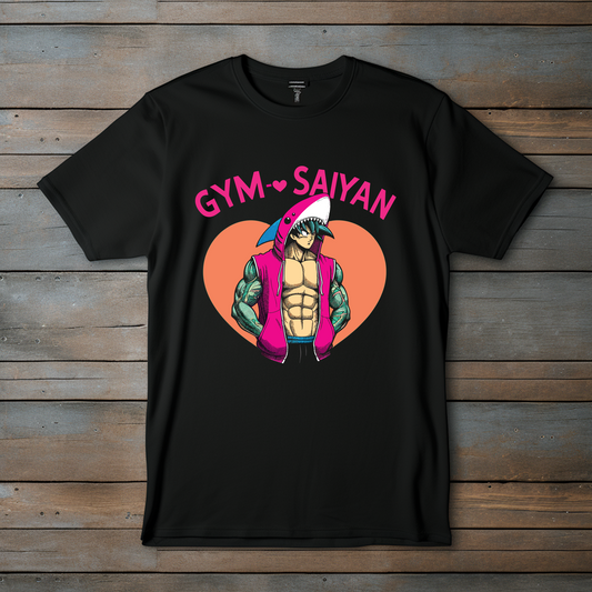 CAMISETA DE ANIME - DISEÑO EXCLUSIVO "GYM-SAIYAN"