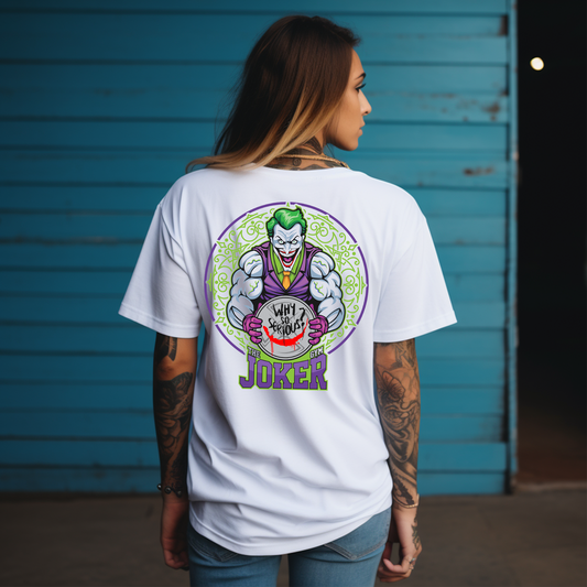 Camiseta OVERSIZE "The Joker Gym" – Diseñada para Fanáticos del Estilo y la Fuerza