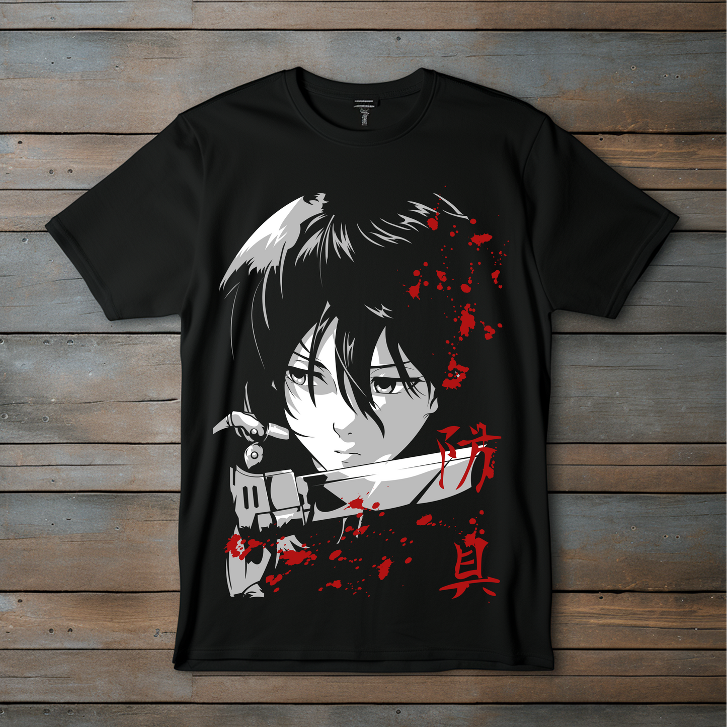 ¡Camiseta Mikasa Ackerman – Elegancia Letal de Shingeki no Kyojin!