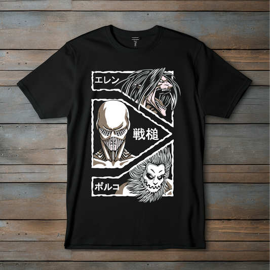 Camiseta Titans of War – Ataque Épico de Attack on Titan