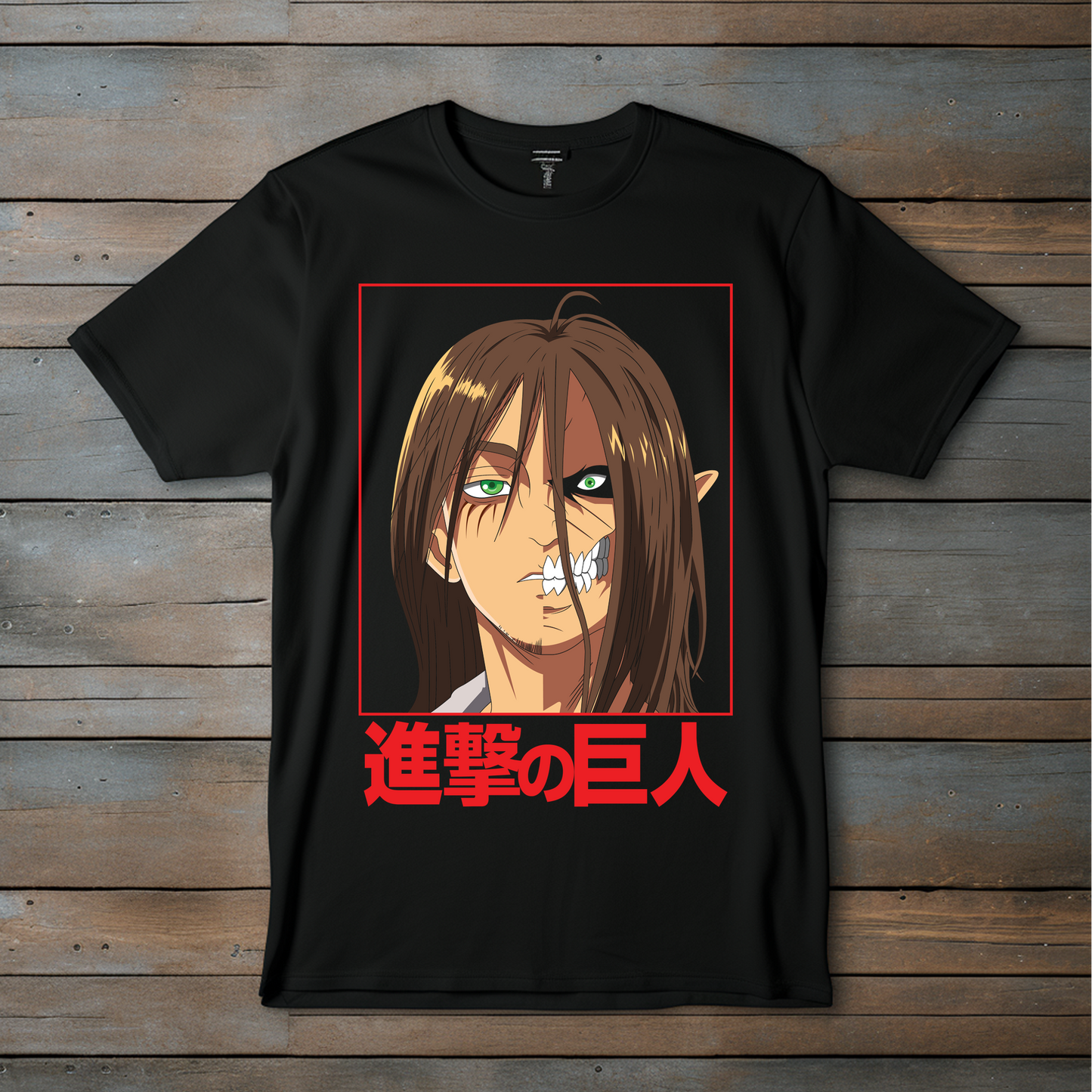 ¡Camiseta Eren Jaeger – Dualidad y Determinación de Shingeki no Kyojin!