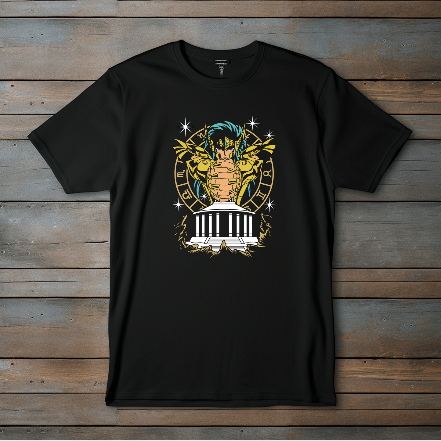 Camiseta Esencial "Caballero Dorado de Virgo – Guardián del Santuario