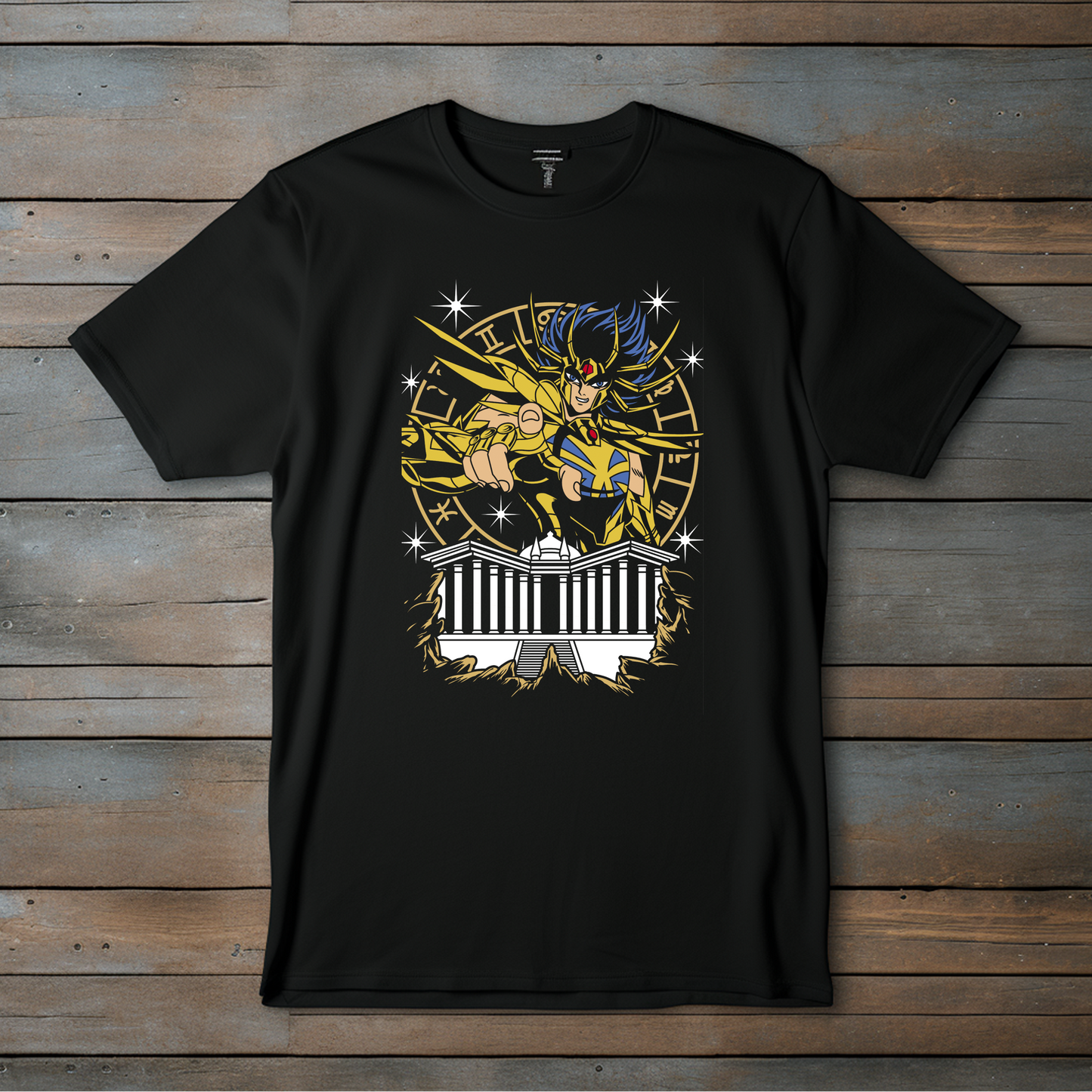 Camiseta Esencial "Caballero Dorado de Cáncer – Guardián de la Cuarta Casa Zodiacal