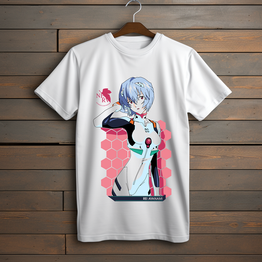 Camiseta "Rei Ayanami - NERV Style"