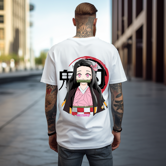 CAMISETA ANIME OVERSIZE Nezuko Demon Slayer