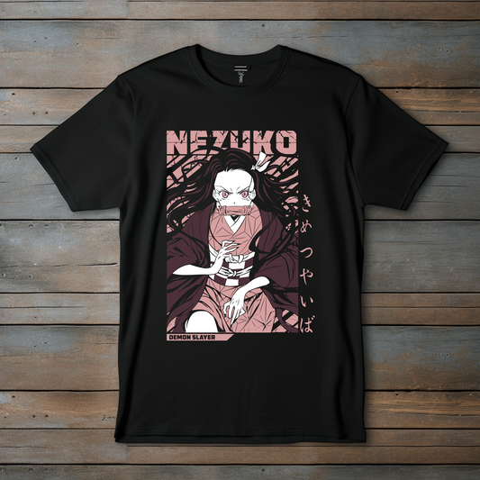 Camiseta "Demon Slayer" – Nezuko, Espíritu de Protección