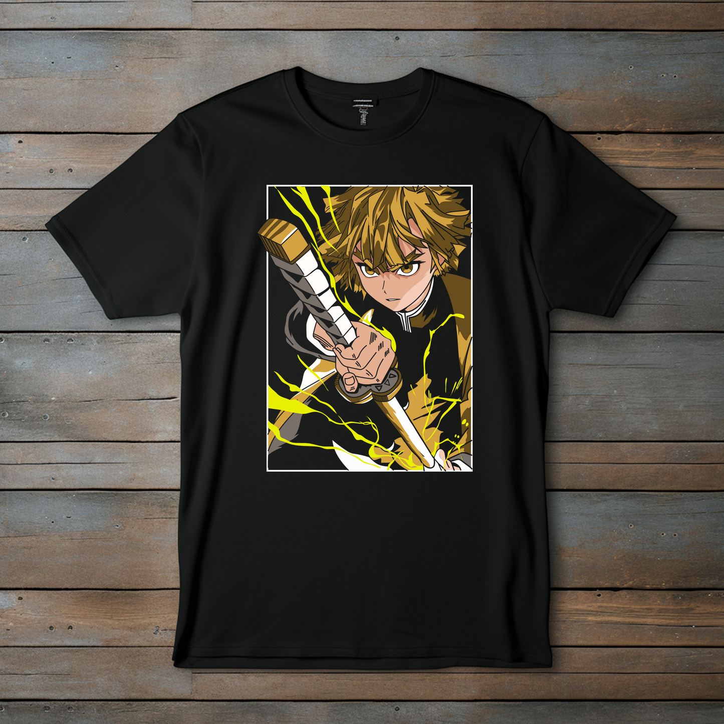 Camiseta Anime "Demon Slayer" – Zenitsu Agatsuma Relámpago