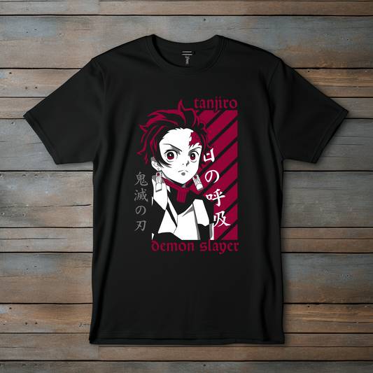 Camiseta Anime "Demon Slayer" – Edición Especial Tanjiro Kamado