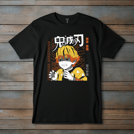 Camiseta Anime "Demon Slayer" – Edición Especial Zenitsu Agatsuma