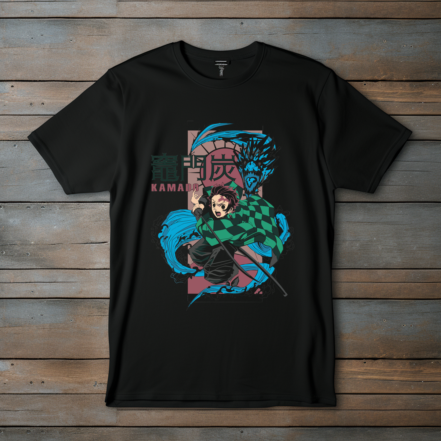 Camiseta Esencial Tanjiro Kamado Demon Slayer – Anime Streetwear