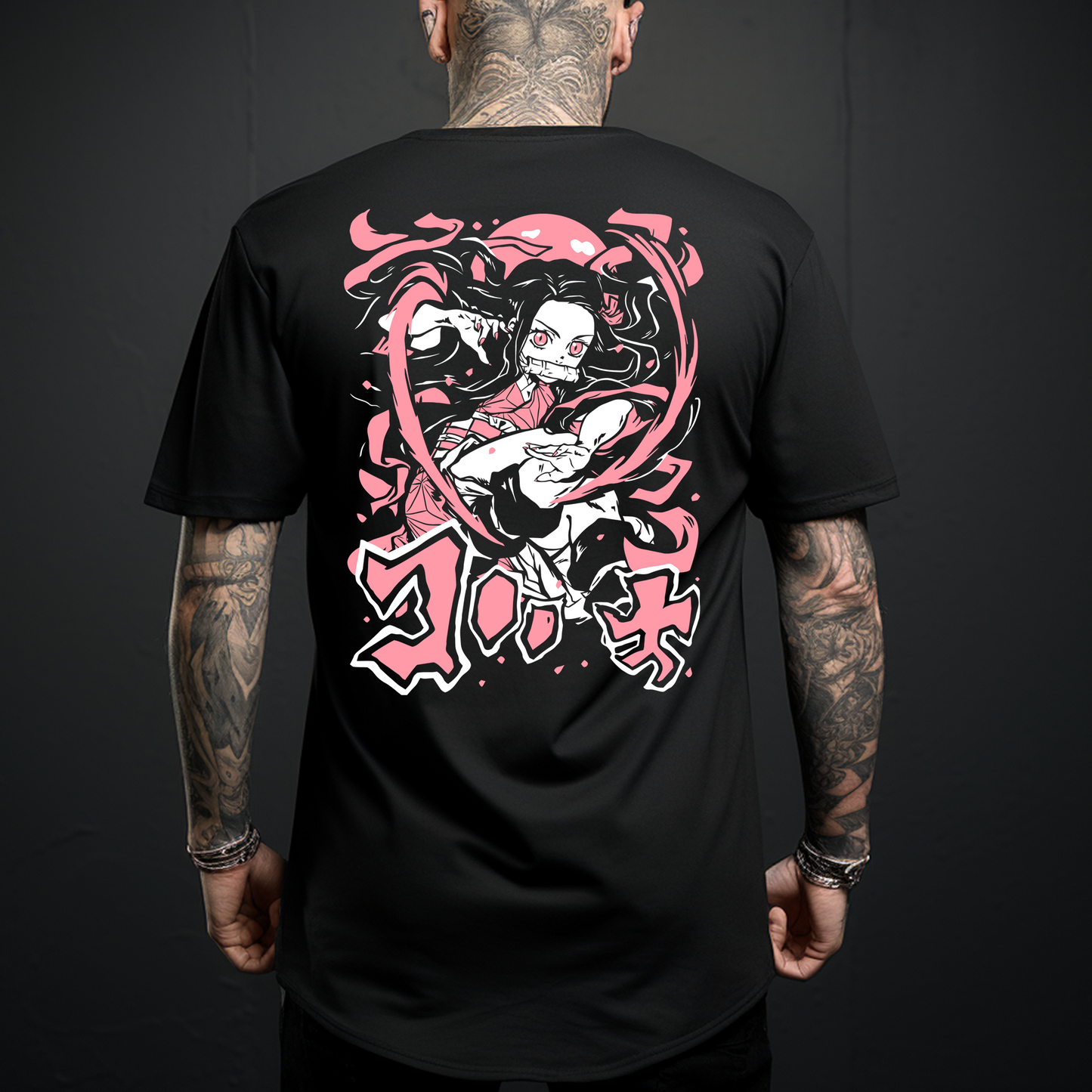 CAMISETA ANIME OVERSIZE NEZUKO KAMADO