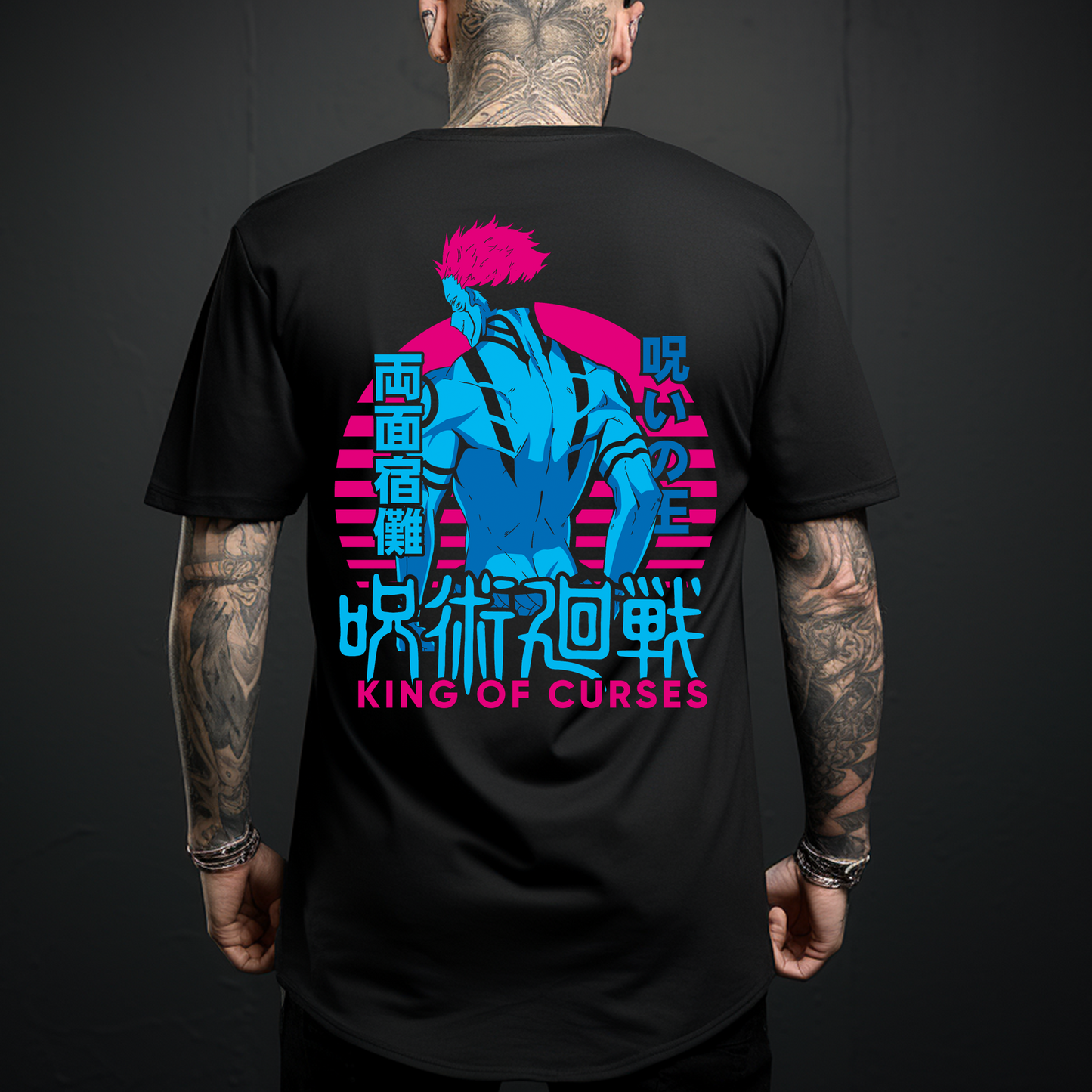 Camiseta Oversize Sukuna – Rey de las Maldiciones