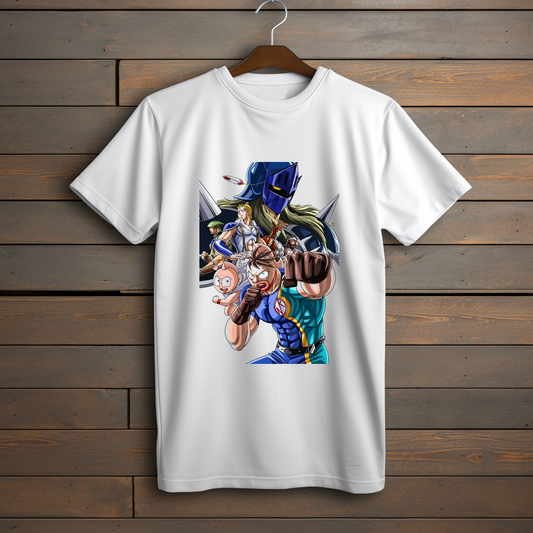 Camiseta Premium "Luchadores Épicos" - Homenaje a Kinnikuman (Musculman)