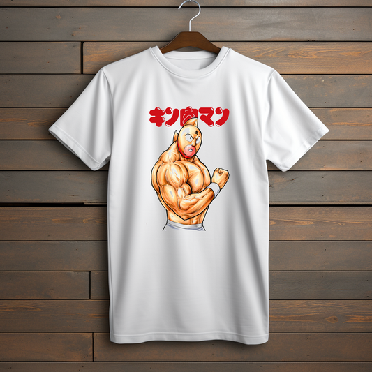 Camiseta Premium "Kinnikuman en Acción" - Un Ícono del Anime