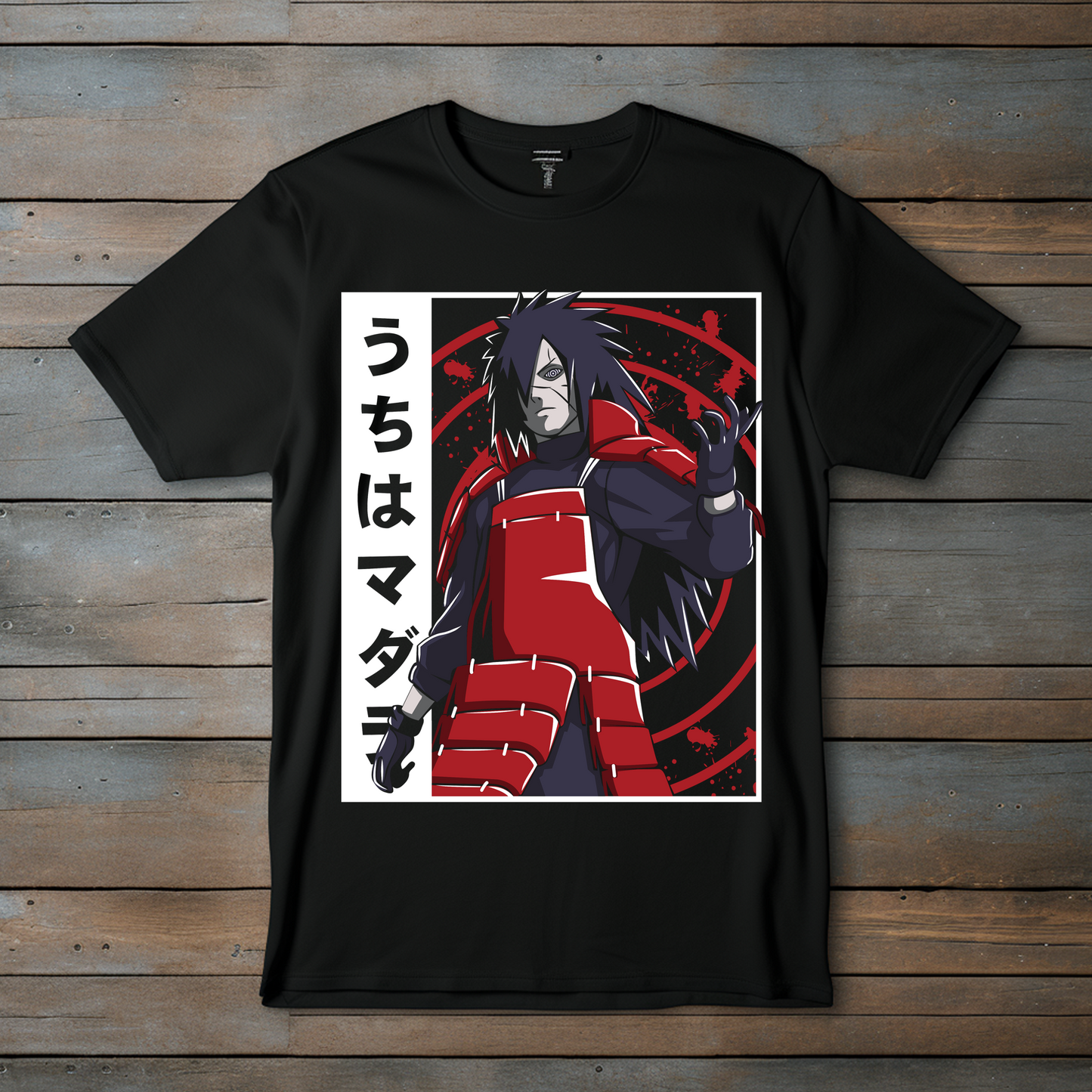 Camiseta Uchiha Madara – Edición Legendaria del Clan Uchiha