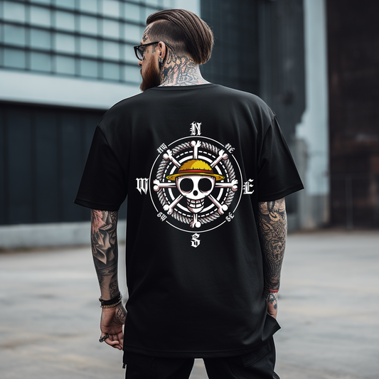 CAMISETA OVERSIZE ONE PIECE SKULL